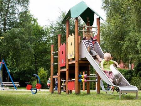 Children play in the playground at Landal Duc de Brabant holiday park