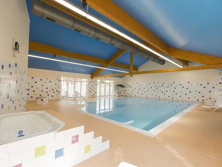 The indoor pool of holiday park Landal Dwergter Sand