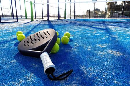The padel court at the Landal Forest Resort Your Nature holiday park