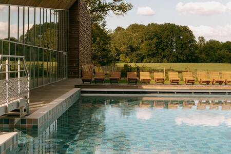 The outdoor pool of the Landal Forest Resort Your Nature holiday park