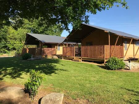 2 safari tents at holiday park Landal Gooise Heide