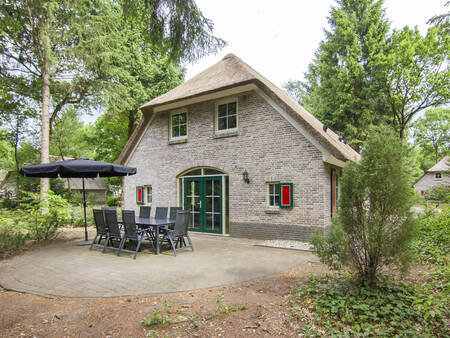 Terrace of a detached holiday home at Landal Het Land van Bartje . holiday park