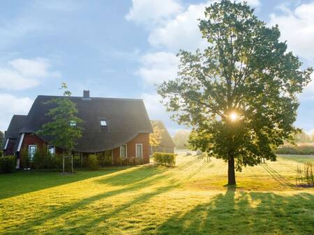 Luxurious holiday home with a large lawn at the Landal Hof van Saksen holiday park
