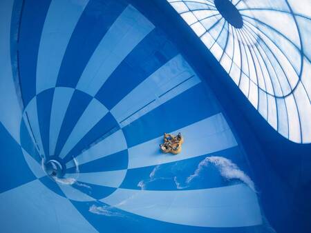 4-person tire slide in the swimming paradise of the Landal Hof van Saksen holiday park