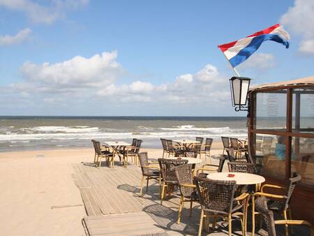 Landal Kaap West - terrace at a beach bar on Terschelling