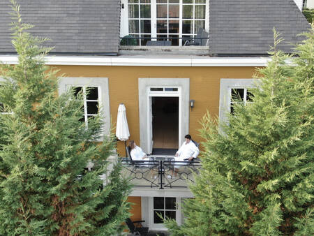Balcony of an apartment at holiday park Landal Kasteeldomein De Cauberg