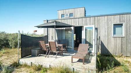 Terrace of a holiday home at Landal Marker Wadden