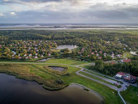 Aerial view of holiday park Landal Natuurdorp Suyderoogh