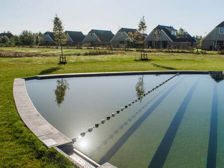 The natural swimming pool at Landal Orveltermarke is an outdoor pool that is naturally filtered