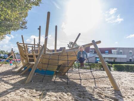 Play ship in a playground at Landal Port Greve holiday park