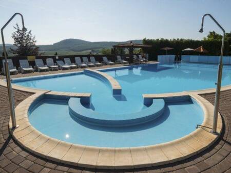Outdoor swimming pool at Landal Residence Duna holiday park