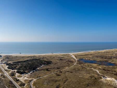 Aerial view of the dunes near Landal Résidence Westduin