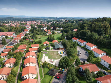 Aerial view of holiday park Landal Salztal Paradies