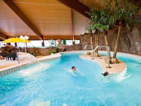 Indoor pool of the swimming paradise of the Landal Salztal Paradies holiday park