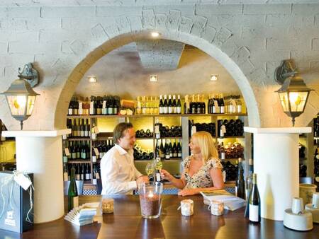 Enjoy a drink in the Brasserie of the Landal Sonnenberg holiday park