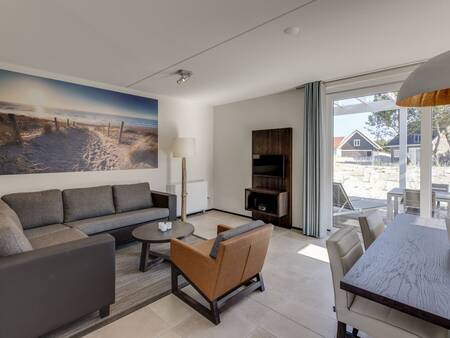 Living room of a holiday villa at Landal Strand Resort Ouddorp Duin holiday park