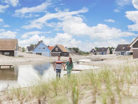 Holiday homes by a water feature at the Landal Strand Resort Ouddorp Duin holiday park