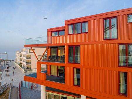 An apartment complex at the Landal Travemünde holiday park