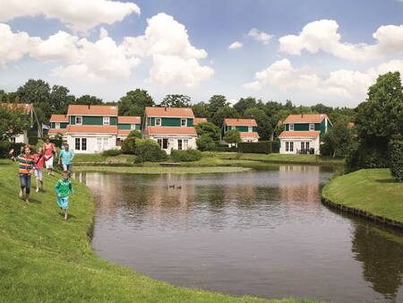Holiday homes on the water at the Landal Villapark Livingstone holiday park