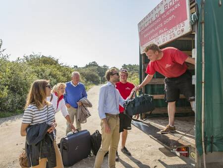 Free luggage service to and from the port at Landal Vlieduyn