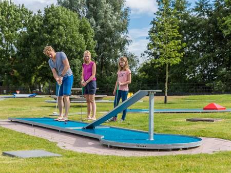 Mini golf with the family at the Landal Waterparc Veluwemeer holiday park