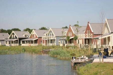 Holiday homes on the water at Landal Zuytland Buiten holiday park
