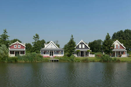 Detached holiday homes on the water at Landal Zuytland Buiten holiday park