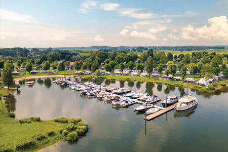 Aerial photo of MarinaPark Bad Nederrijn and the marina