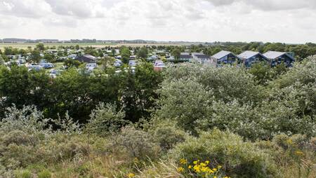 Picture taken from a higher point of holiday park Molecaten Hoogduin