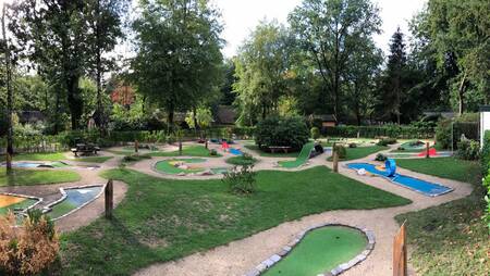 The mini golf course of holiday park Molecaten Park De Leemkule