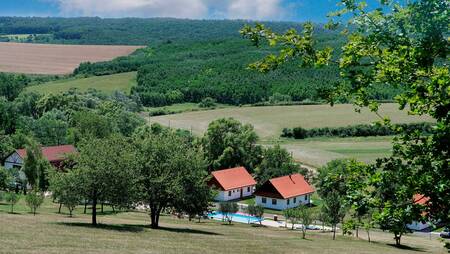 Holiday homes on the holiday park Molecaten Park Legénd Estate in Hungary