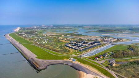 Aerial photo of holiday park Molecaten Park Waterdunen