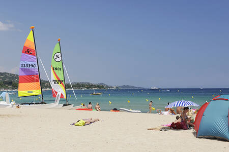 Holiday park RCN Domaine de la Noguière is located near the beach of the Mediterranean Sea