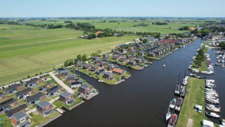 Aerial view of holiday park Recreatiepark Tusken de Marren