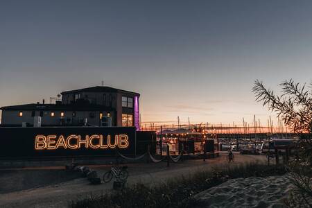 The Beachclub at the marina at the Roompot Beach Resort holiday park