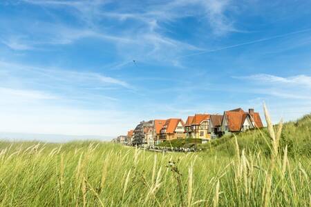 Dunes near Bredene where the Roompot Breeduyn Village holiday park is located