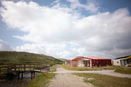 Detached holiday homes at the Roompot Callantsoog holiday park next to the dunes