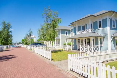 Holiday homes in a pleasant street at the Roompot Cape Helius holiday park