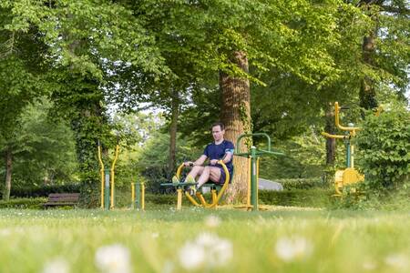 Outdoor fitness at the Roompot Château des Marais holiday park