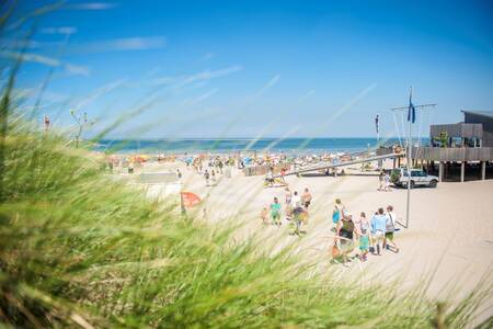 The Zeeland North Sea beach near holiday park Roompot De Soeten Haert