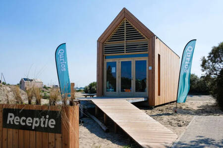 The reception of the small-scale holiday park Roompot ECO Grevelingenstrand