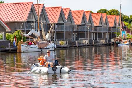 Holiday homes at the marina of Roompot Havenresort Terherne