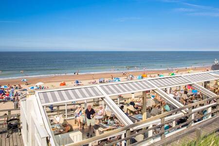 The North Sea beach near the Roompot Hof Domburg holiday park