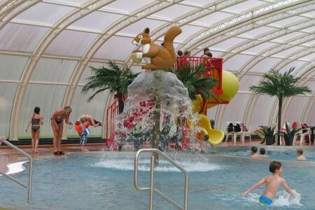 Slide in the swimming pool of Roompot Holiday Park Herperduin