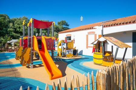 A playground at the Roompot Le Littoral holiday park