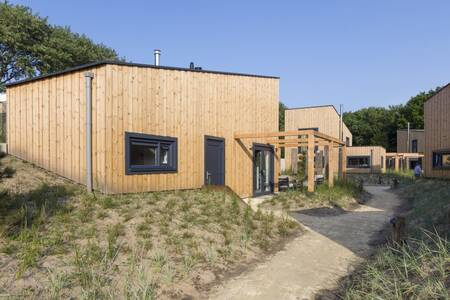 Duinlodge in the middle of the dunes at the Roompot North Sea Resort Vlissingen holiday park