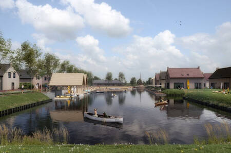 Holiday homes on the water at the Roompot Park Veerse Kreek holiday park