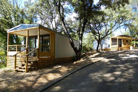 A chalet at the Roompot Plein Air des Chênes holiday park