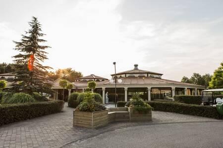 The central building of the Roompot Resort Arcen holiday park