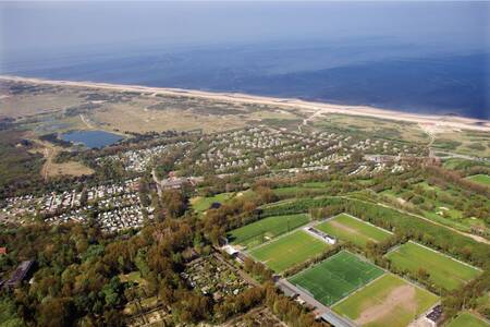 Luftaufnahme Ferienpark Kijkduin am Meer